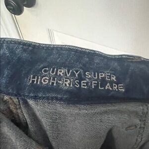 American Eagle Outfitters Curvy High-Rise Flare Jeans -